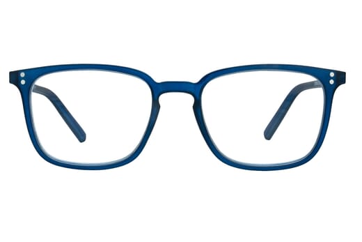 Lesebrille.de Kollektion LB1001 blau frontal