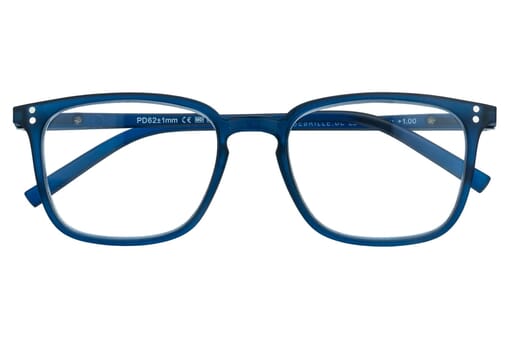 Lesebrille.de Kollektion LB1001 blau geschlossen
