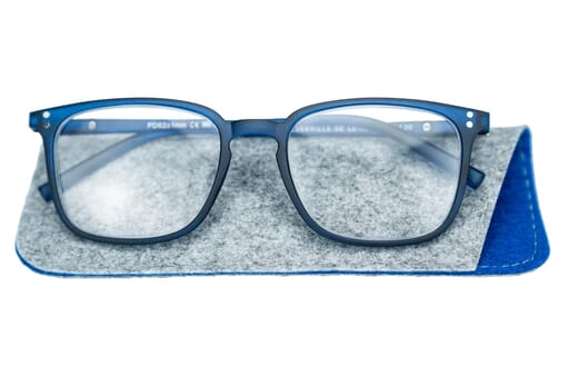Lesebrille.de Kollektion LB1001 blau mit etui