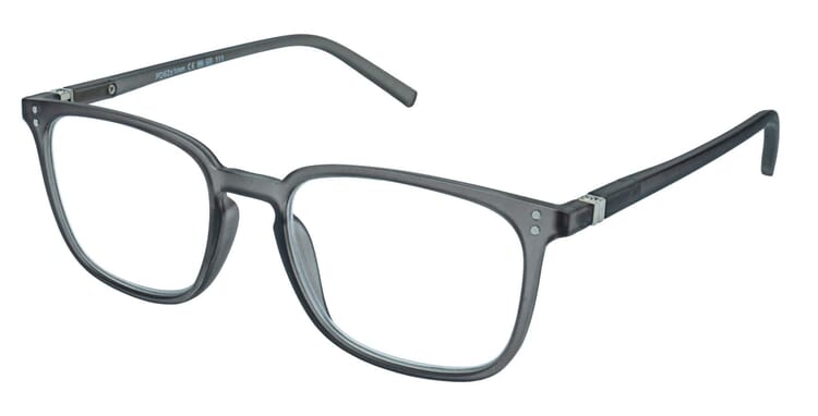 Lesebrille.de Kollektion LB1001 grau seitlich Lesebrille.de Kollektion LB1001 grau seitlich