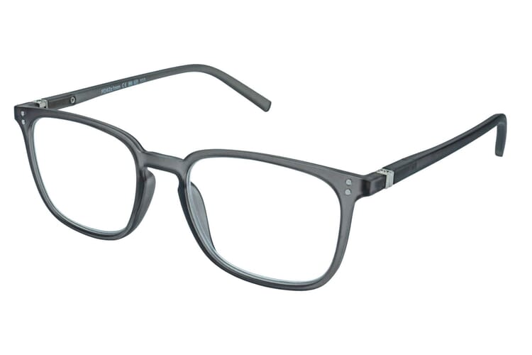 Lesebrille.de Kollektion LB1001 grau seitlich Lesebrille.de Kollektion LB1001 grau seitlich