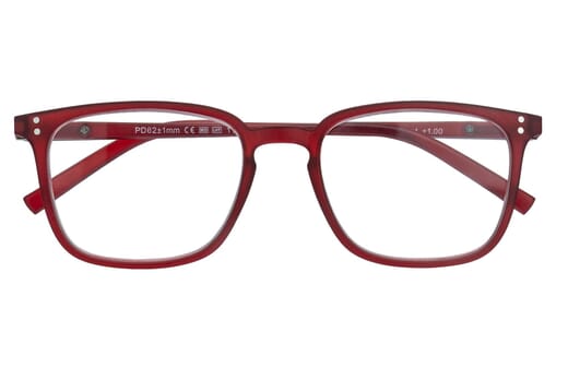 Lesebrille.de Kollektion LB1001 rot geschlossen