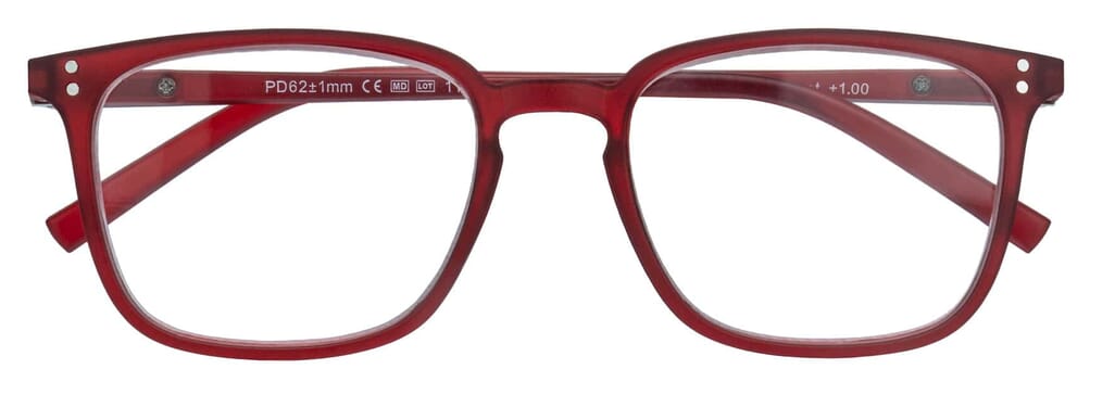 Lesebrille.de Kollektion LB1001 rot geschlossen Lesebrille.de Kollektion LB1001 rot geschlossen