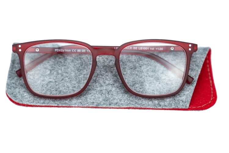 Lesebrille.de Kollektion LB1001 rot mit etui Lesebrille.de Kollektion LB1001 rot mit etui