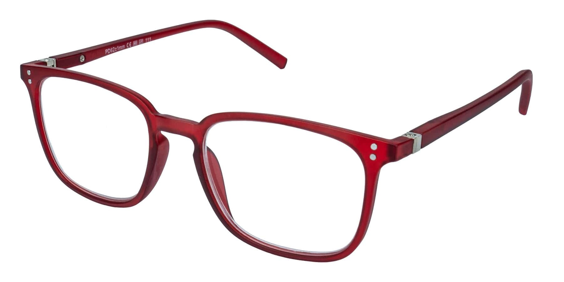 Lesebrille.de Kollektion LB1001 rot seitlich