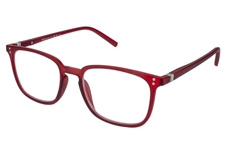 Lesebrille.de Kollektion LB1001 rot seitlich Lesebrille.de Kollektion LB1001 rot seitlich