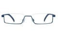 Lesebrille.de Kollektion LB1005 blau frontal Lesebrille.de Kollektion LB1005 blau geschlossen