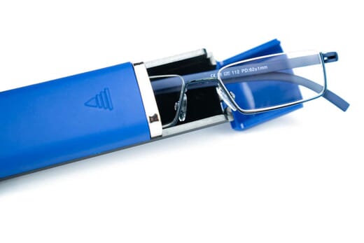 Lesebrille.de Kollektion LB1005 blau mit etui