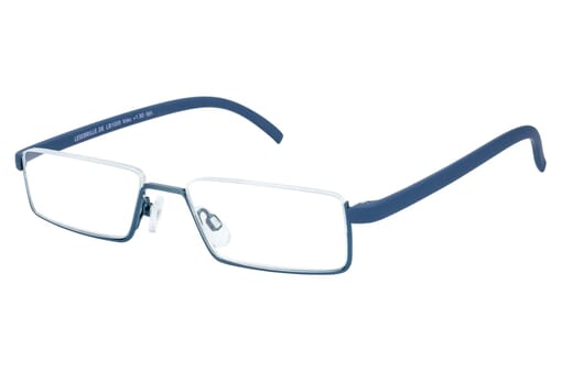Lesebrille.de Kollektion LB1005 blau seitlich