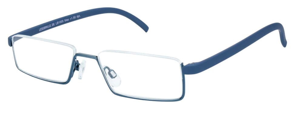 Lesebrille.de Kollektion LB1005 blau seitlich Lesebrille.de Kollektion LB1005 blau seitlich