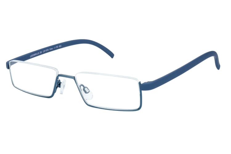 Lesebrille.de Kollektion LB1005 blau seitlich Lesebrille.de Kollektion LB1005 blau seitlich