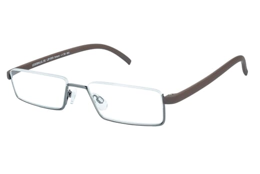 Lesebrille.de Kollektion LB1005 braun seitlich