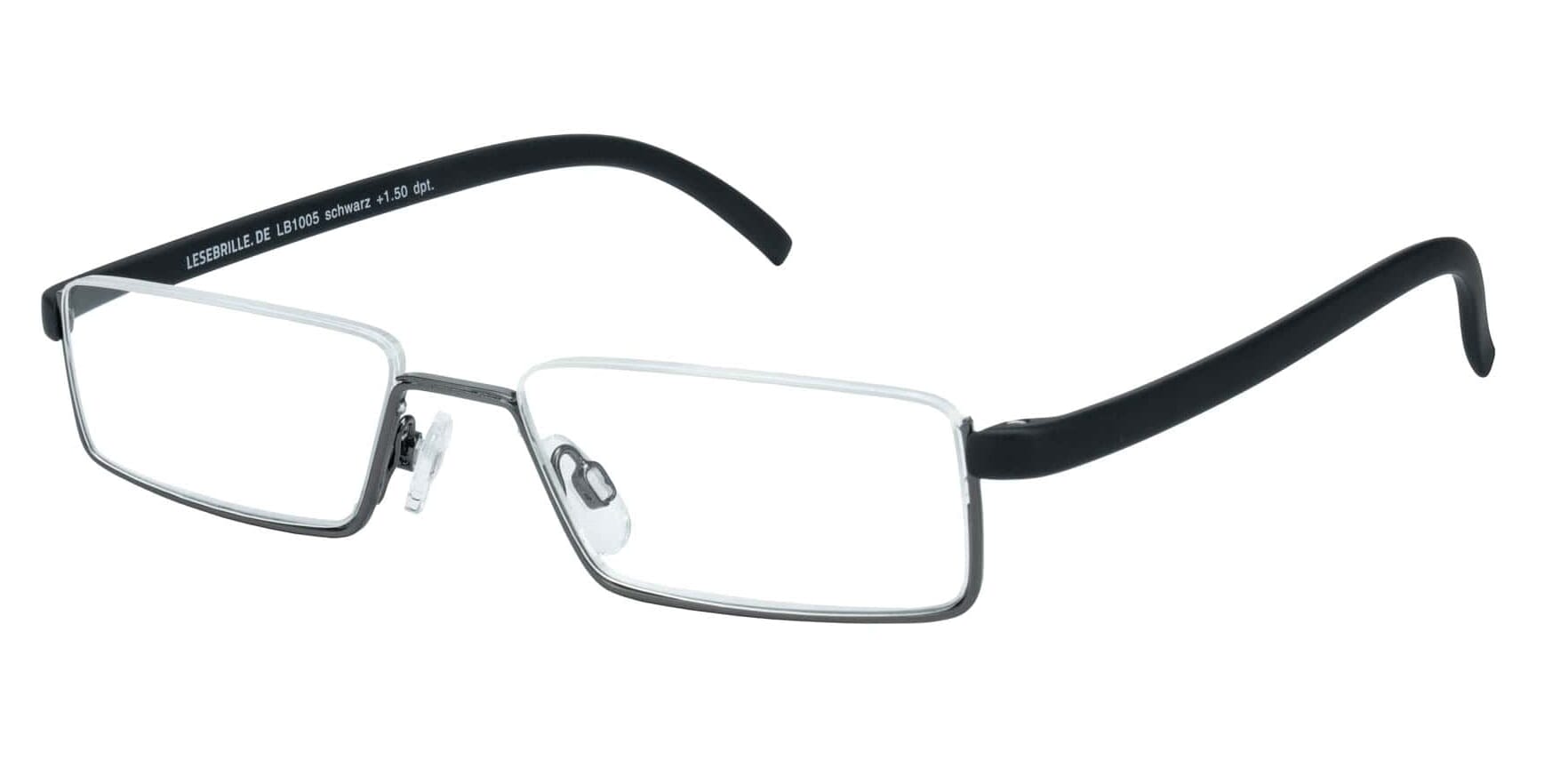 Lesebrille.de Kollektion LB1005 schwarz mit seitlich