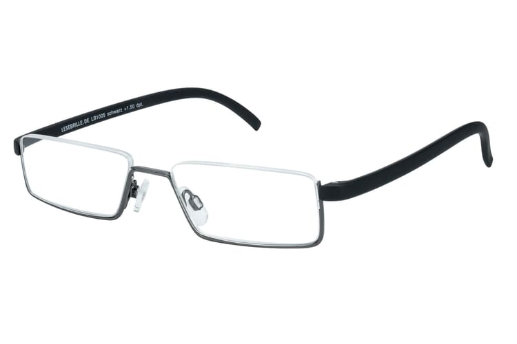 Lesebrille.de Kollektion LB1005 schwarz mit seitlich Lesebrille.de Kollektion LB1005 schwarz mit seitlich