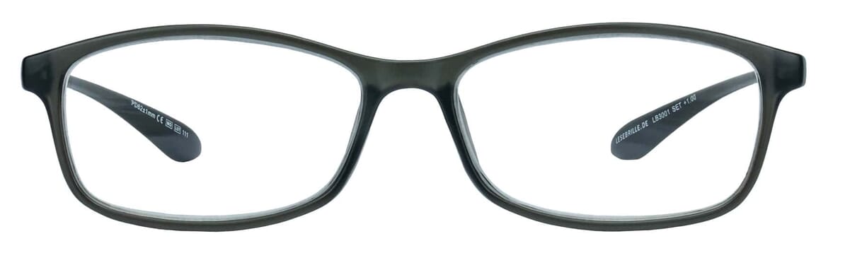 Lesebrille.de Kollektion LB3001 grau frontal 3er-Set LB3001 Schwarz