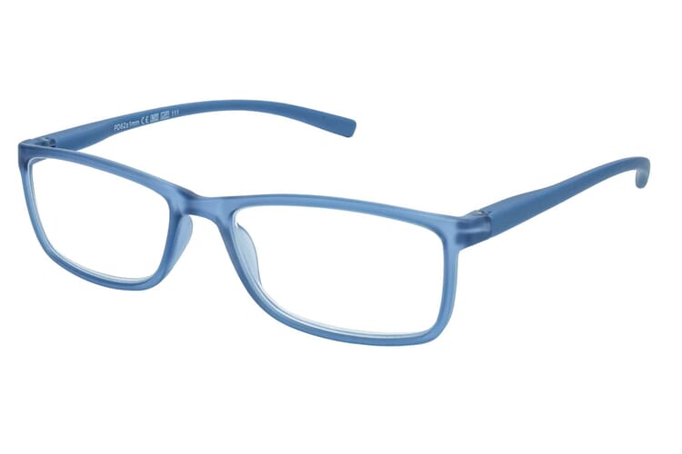 Lesebrille.de Kollektion LB3002 blau seitlich 3er-Set LB3002 Schwarz-Blau-Rot