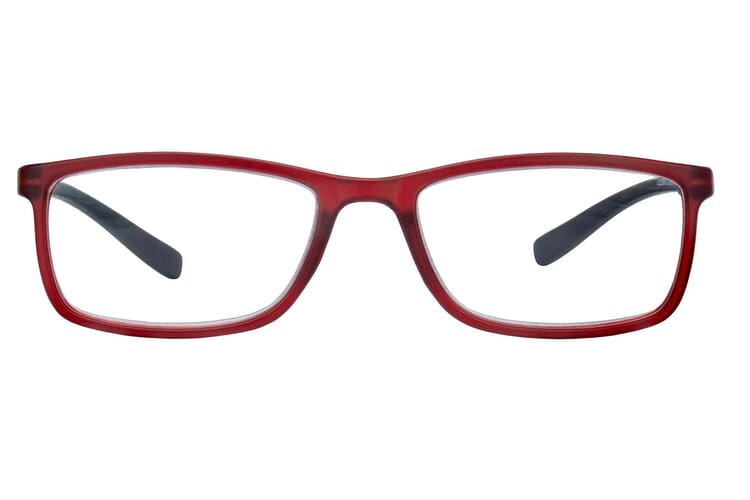 Lesebrille.de Kollektion LB3002 rot frontal 3er-Set LB3002 Schwarz-Blau-Rot