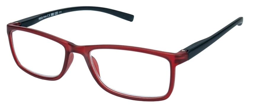Lesebrille.de Kollektion LB3002 rot seitlich 3er-Set LB3002 Schwarz-Blau-Rot