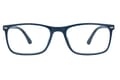 Lesebrille Lexxoo 4121A blau frontal Lesebrille Lexxoo 4121A blau frontal