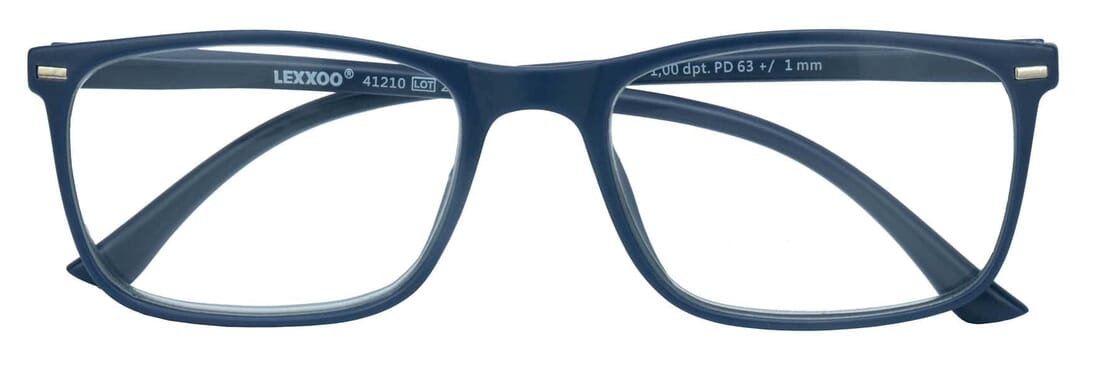 Lesebrille Lexxoo 4121A blau geschlossen Lesebrille Lexxoo 4121A blau geschlossen