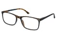 Lesebrille Lexxoo 4121A braun seitlich Lesebrille Lexxoo 4121A braun seitlich