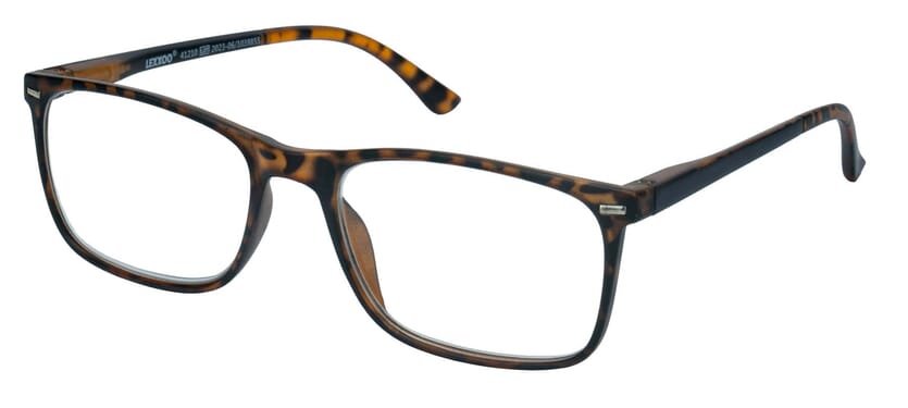 Lesebrille Lexxoo 4121A braun seitlich Lesebrille Lexxoo 4121A braun seitlich