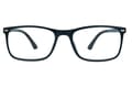 Lesebrille Lexxo 4121A schwarz blau frontal Lesebrille Lexxo 4121A schwarz blau frontal