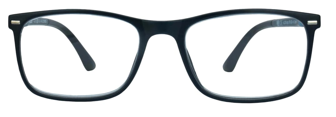 Lesebrille Lexxo 4121A schwarz blau frontal Lesebrille Lexxo 4121A schwarz blau frontal