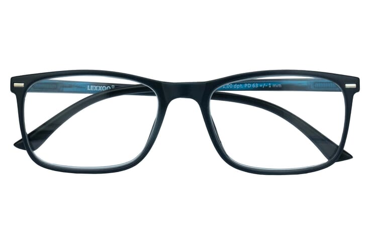 Reading glasses LEXXOO 4121A black blue closed Reading glasses LEXXOO 4121A black blue closed