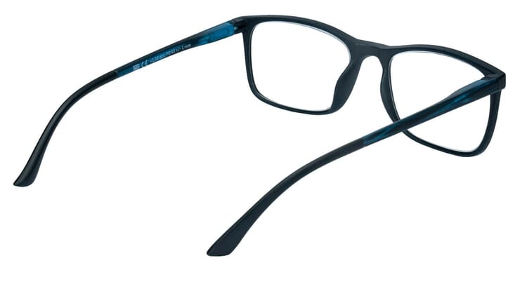 Lesebrille Lexxoo 4121A schwarz blau innen Lesebrille Lexxoo 4121A schwarz blau innen