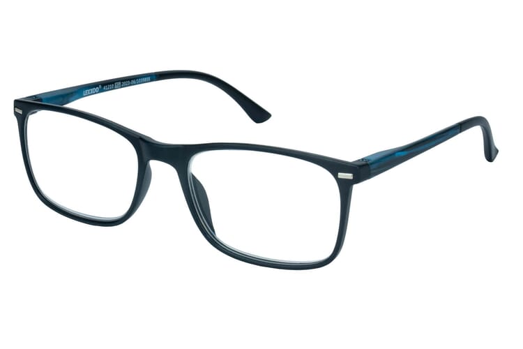 Reading glasses LEXXOO 4121A black blue lateral Reading glasses LEXXOO 4121A black blue lateral
