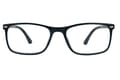 Lesebrille Lexxoo 4121A schwarz braun frontal Lesebrille Lexxoo 4121A schwarz braun frontal