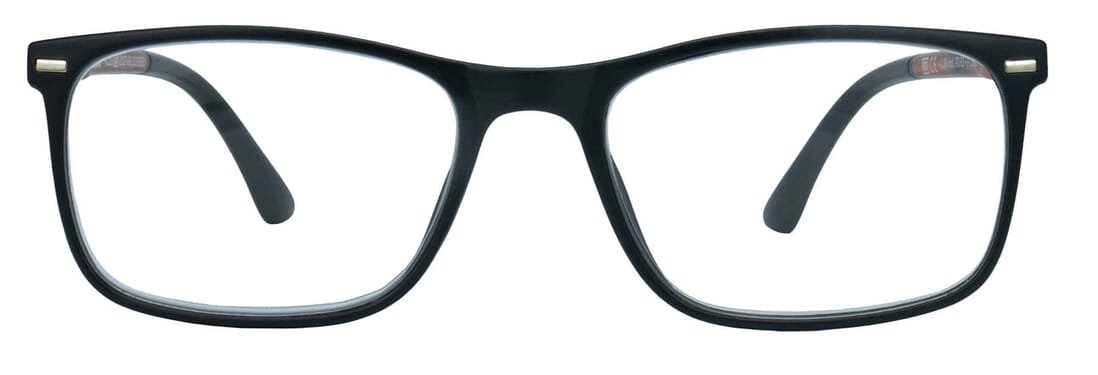 Reading glasses LEXXOO 4121A black brown frontal Reading glasses LEXXOO 4121A black brown frontal