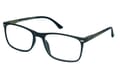 Reading glasses Lexxo 4121A black green lateral Reading glasses Lexxo 4121A black green lateral