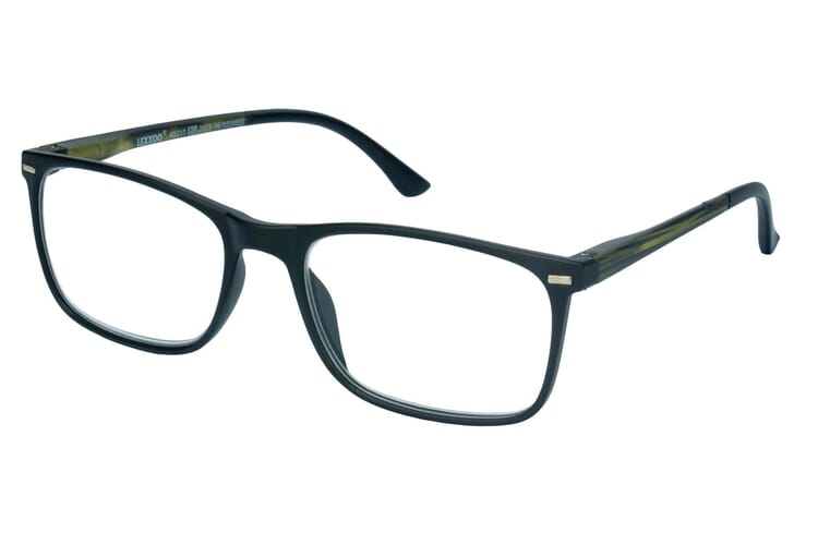 Reading glasses Lexxo 4121A black green lateral Reading glasses Lexxo 4121A black green lateral