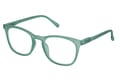Reading glasses LEXXOO 4122 green sideways Reading glasses LEXXOO 4122 green sideways
