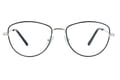 Reading glasses LEXXOO 4153B black frontal Reading glasses LEXXOO 4153B black frontal