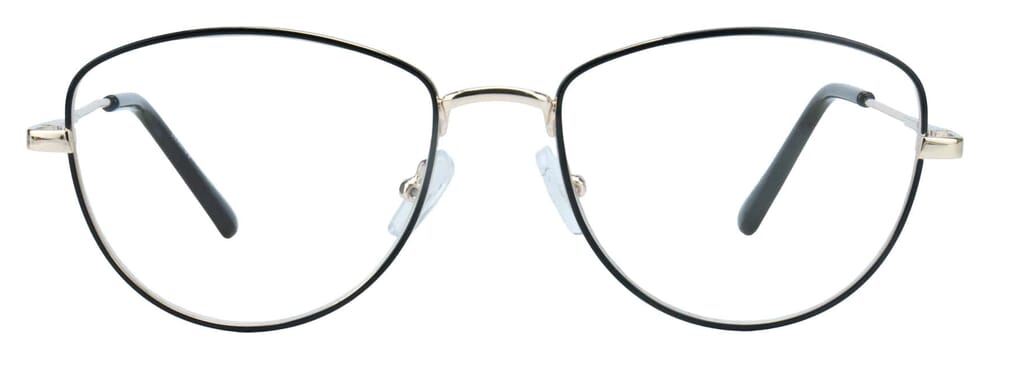 Lesebrille Lexxoo 4153B schwarz frontal Lesebrille Lexxoo 4153B schwarz frontal