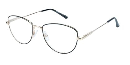 Lesebrille Lexxoo 4153B schwarz seitlich Lesebrille Lexxoo 4153B schwarz seitlich