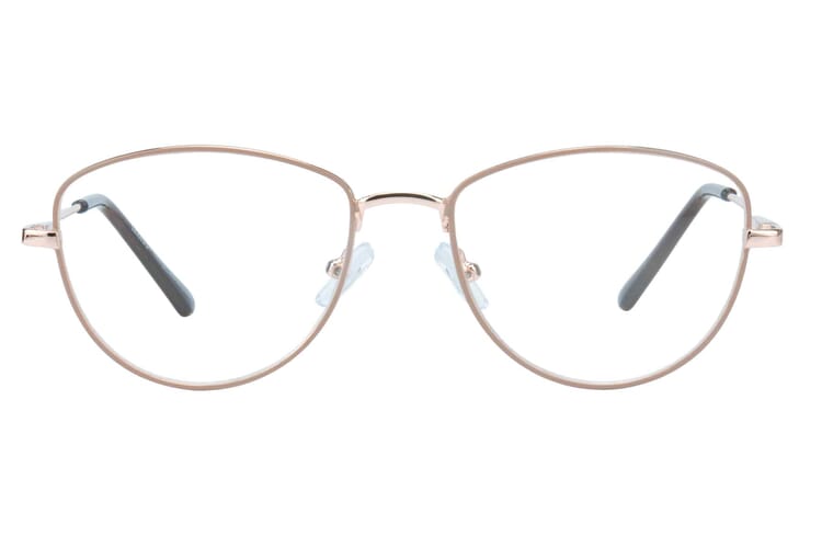 Lesebrille Lexxoo 4153B rosegold frontal Lesebrille Lexxoo 4153B rosegold frontal