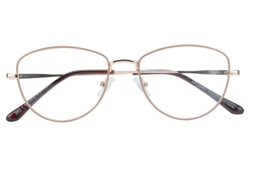 Lesebrille Lexxoo 4153B rosegold geschlossen