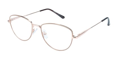 Lesebrille Lexxoo 4153B rosegold seitlich Lesebrille Lexxoo 4153B rosegold seitlich