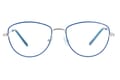 Reading glasses LEXXOO 4153B blue frontal Reading glasses LEXXOO 4153B blue frontal