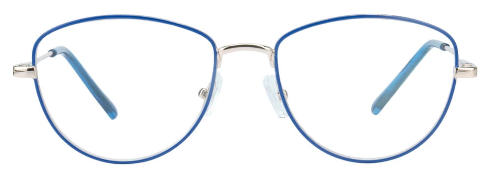 Lesebrille Lexxoo 4153B blau frontal Lesebrille Lexxoo 4153B blau frontal