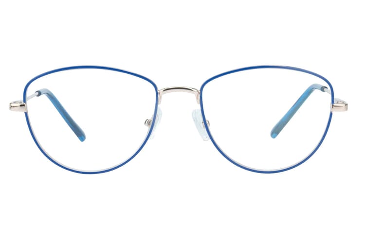 Reading glasses LEXXOO 4153B blue frontal Reading glasses LEXXOO 4153B blue frontal