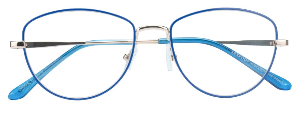 Lesebrille Lexxoo 4153B blau geschlossen Lesebrille Lexxoo 4153B blau geschlossen