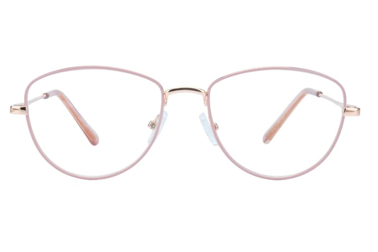 Lesebrille Lexxoo 4153B rose frontal Lesebrille Lexxoo 4153B rose frontal