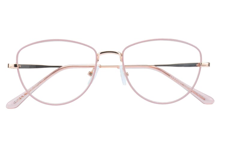 Lesebrille Lexxoo 4153B rose geschlossen Lesebrille Lexxoo 4153B rose geschlossen