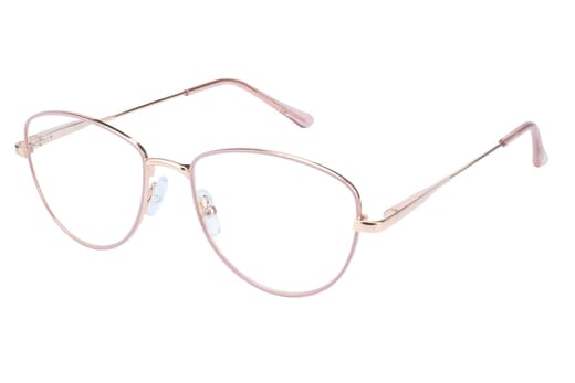 Lesebrille Lexxoo 4153B rose seitlich