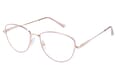 Lesebrille Lexxoo 4153B rose seitlich Lesebrille Lexxoo 4153B rose seitlich